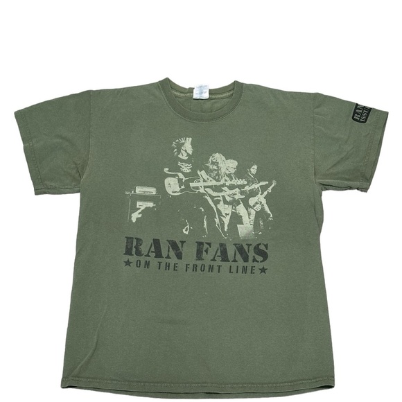 Unisex Miranda Lambert Ran Fan Medium Short Sleeve T-Shirt Tee Olive Concert - Picture 3 of 9